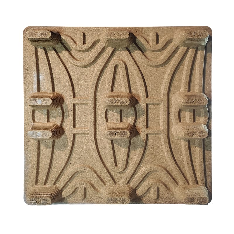 1300x1300x140mm Compressed Wood Pallete