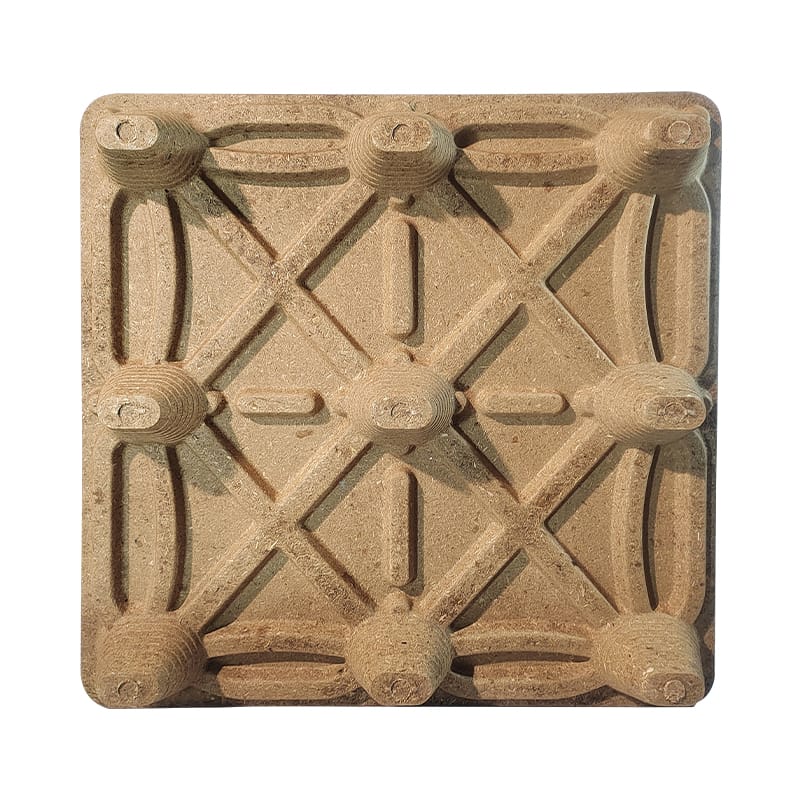 1050x1050x130mm Molded Wood Pallets