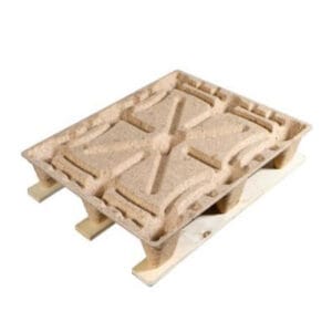 Strip-Reinforced Molded Pallet